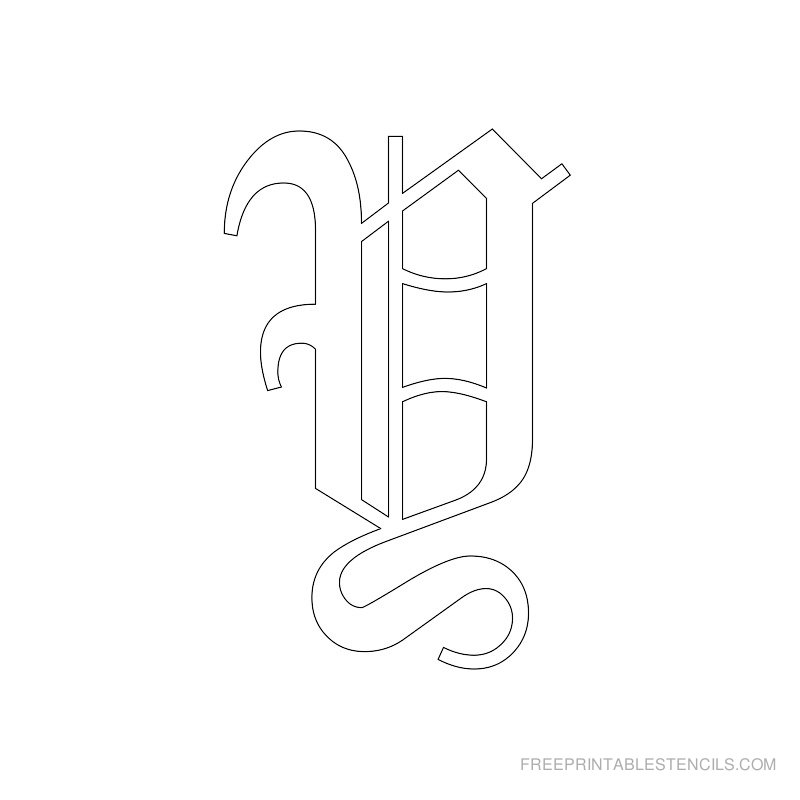 Letter Y Colourful Brick Decorative Graffiti Mural Alphabet ...