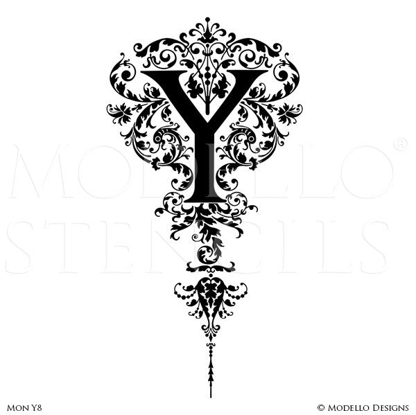 letter y stencil