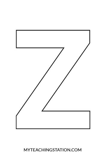 Crafts for Letter Z - The Measured Mom
