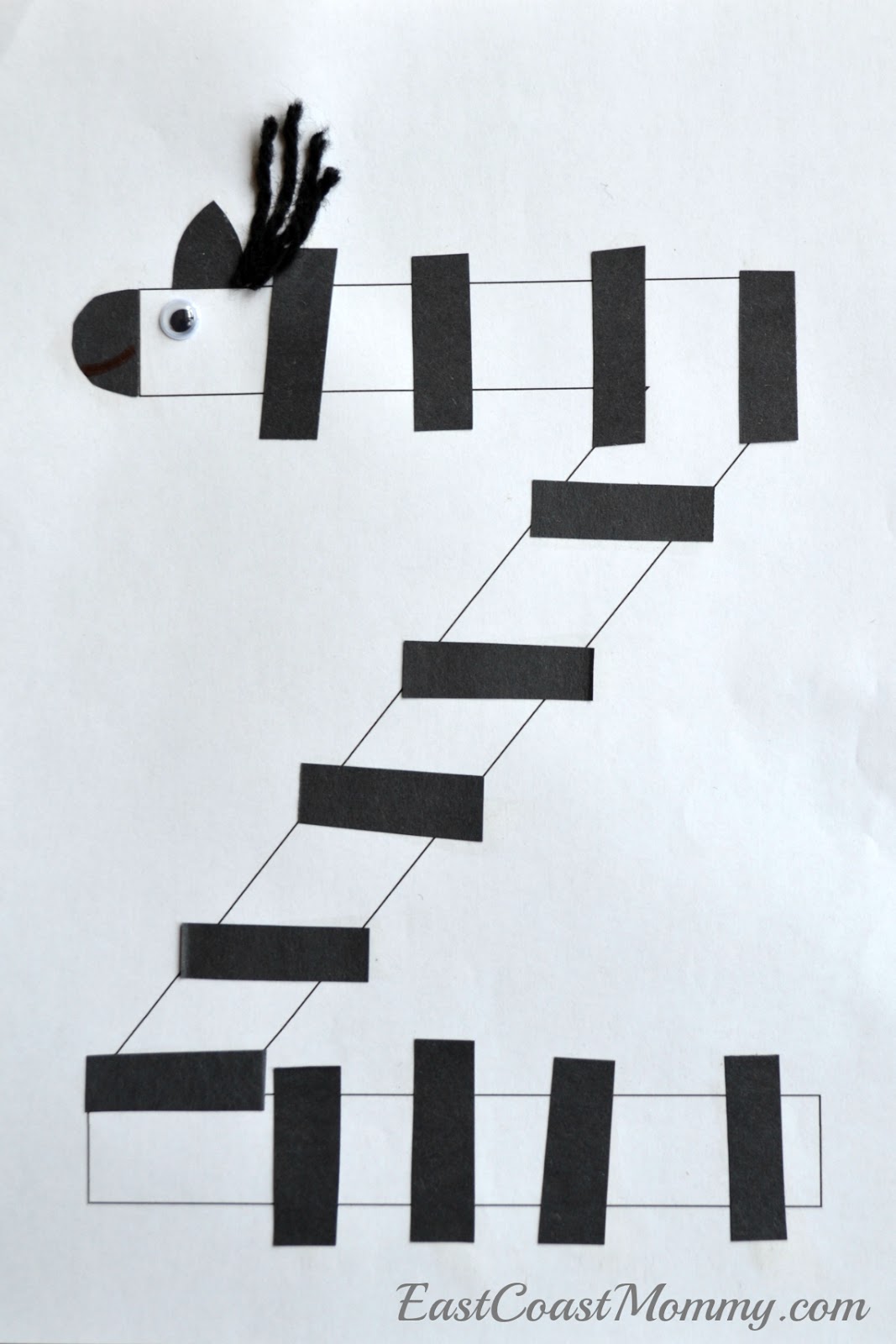 Letter Z Craft - Z is for Zebra - Uppercase Letter Z - Non-Toy Gifts