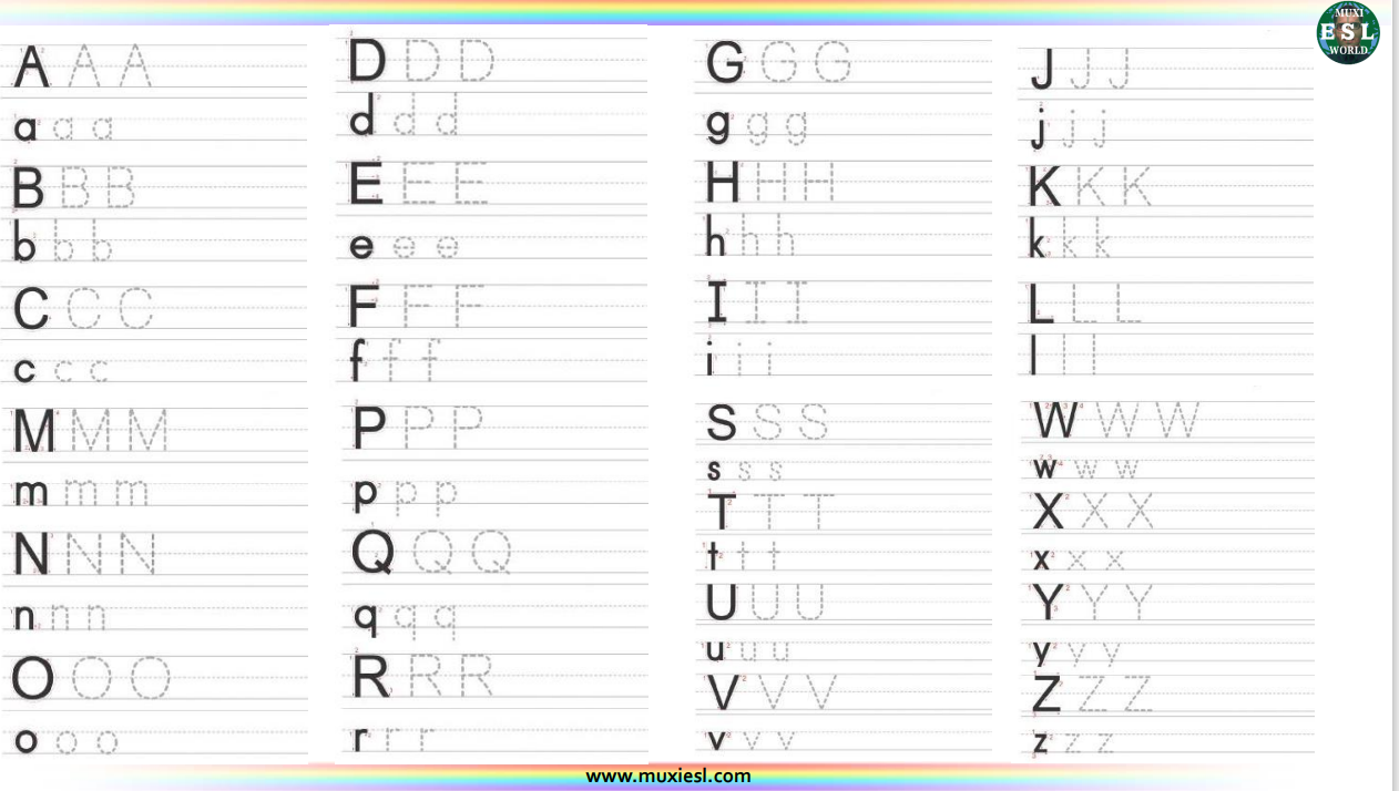 letter z tracing worksheet