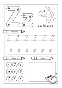 Letter Z Activities for Toddler, Preschool &  Kindergarten ...