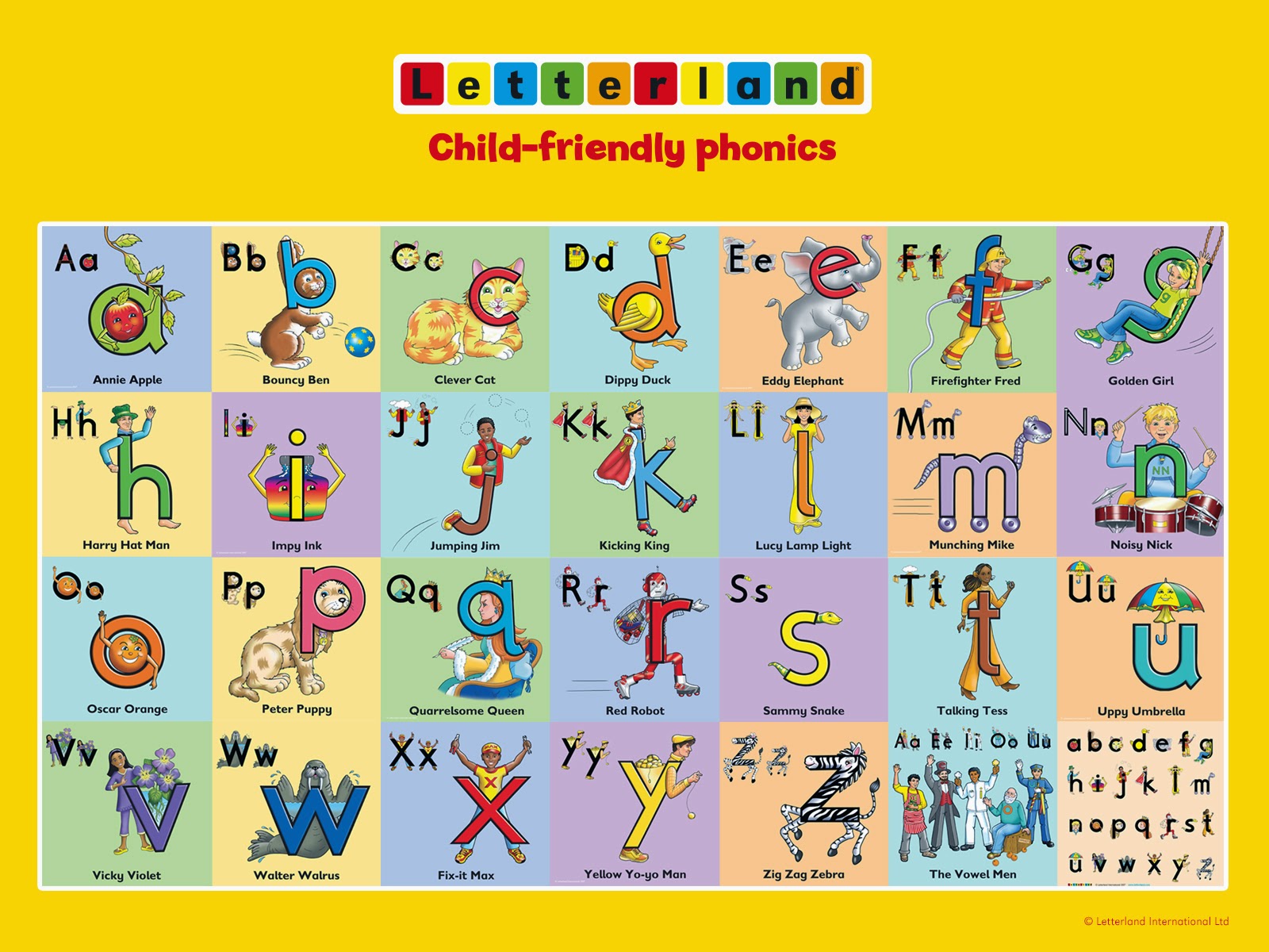 Teaching By the Sea: Letterland! Letterland! There is no better land!