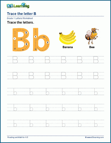 Letter B Worksheets | Worsheets library