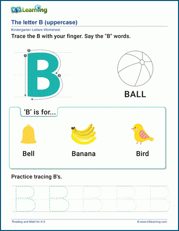 letters a and b worksheet