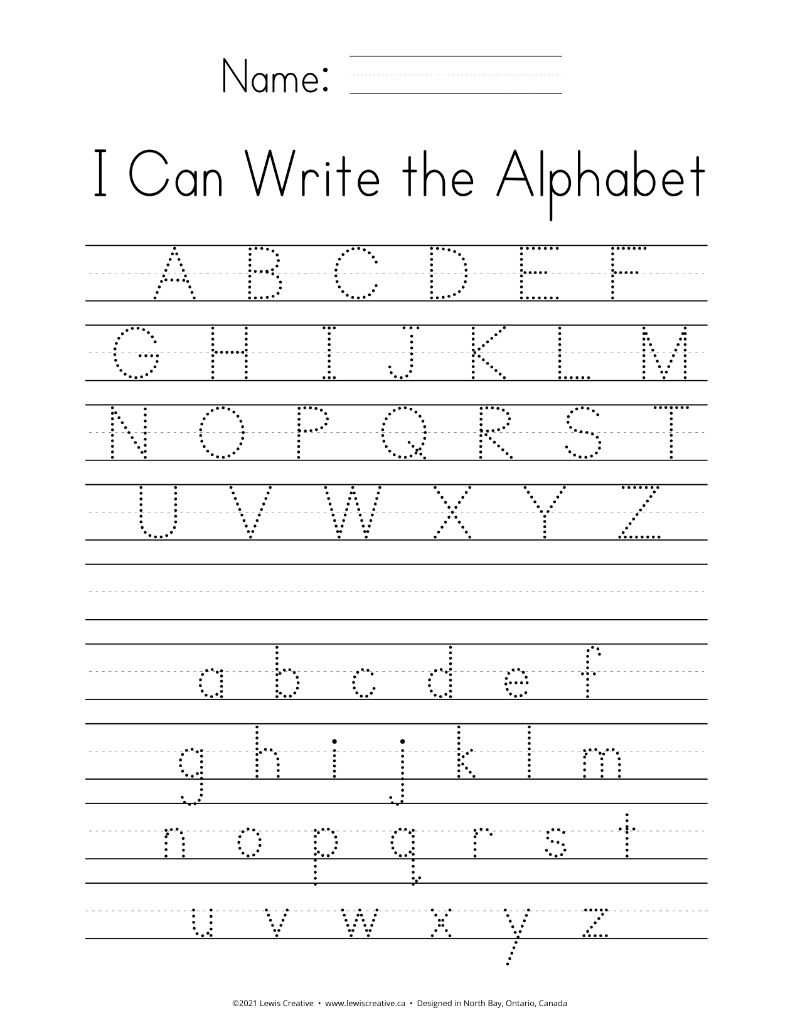 letters tracing worksheet pdf