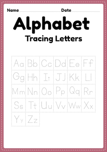 letters worksheet for preschoolers