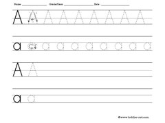 letters writing worksheet