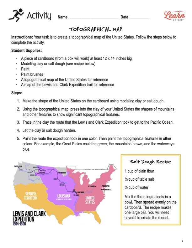 Free lewis and clark map worksheet - Lewis And Clark Map Worksheet 21 