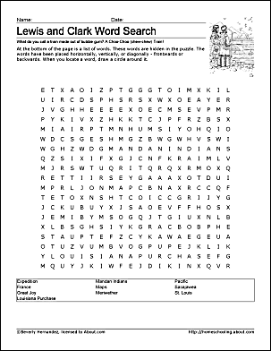 lewis and clark worksheet answers
