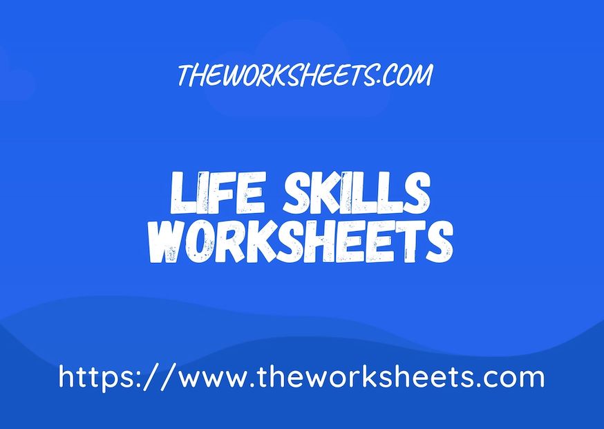 life skills for teenagers worksheet