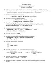Stoichiometry Limiting Reactant Problem Set 1- Answer Key.doc ...