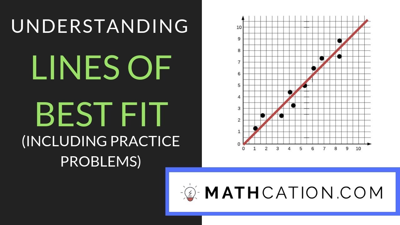 line of best fit worksheet with answers