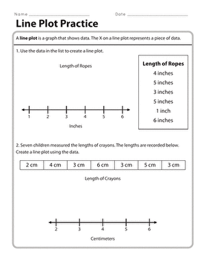 Line Plot Practice | Worksheet 