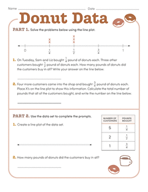 Donut Data | Worksheet 