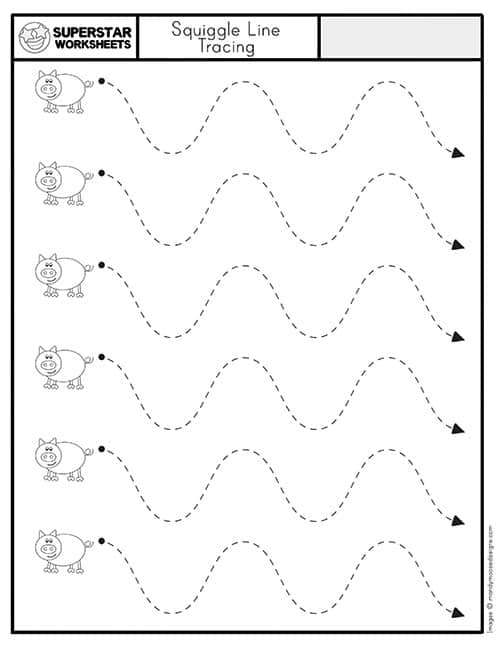 Tracing Lines Worksheet -Worksheets Library