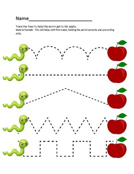 Line Tracing Worksheet