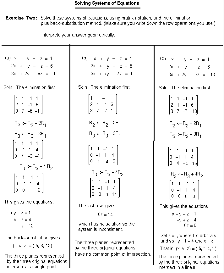Linear Algebra Teaching Resources :: 553 - 576 - Worksheets Library