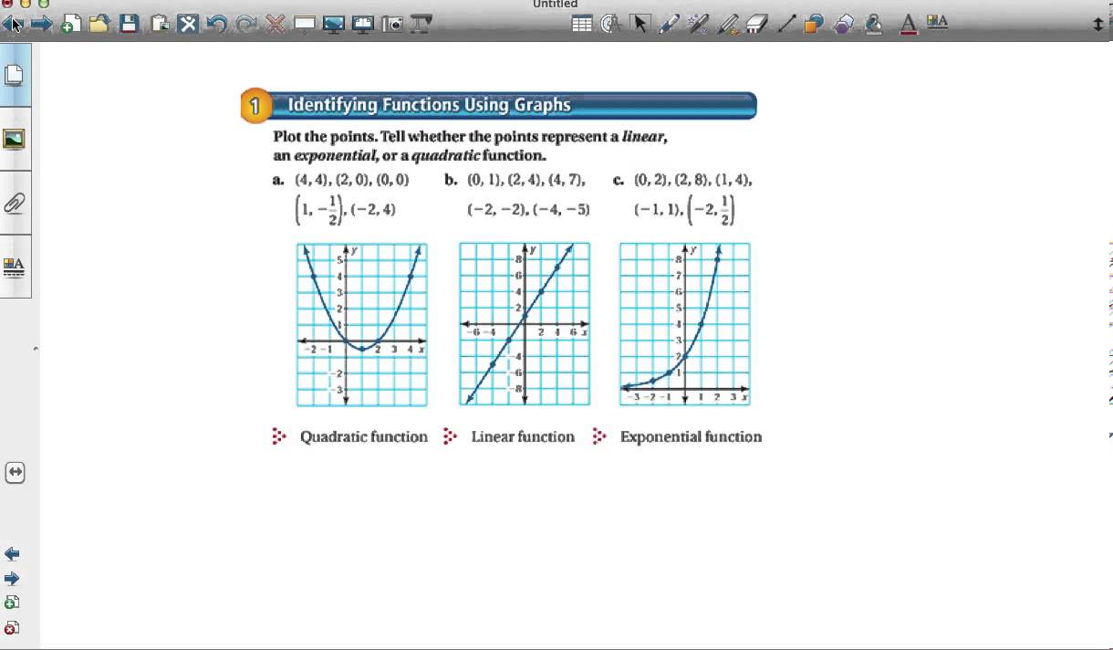 Comparing Linear, Exponential, and Quadratic Functions - Worksheets Library
