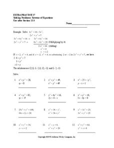 Linear Functions Lesson Plans &  Worksheets :: 49 - 72