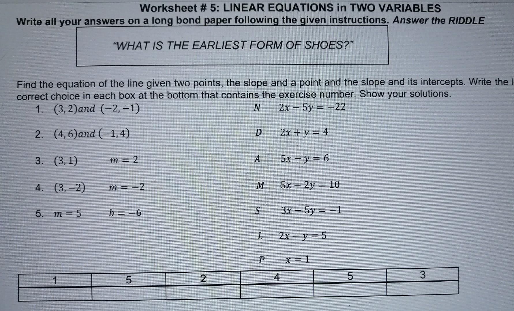 Linear equations. 8th Grade Math Worksheets, Study Guides and ...
