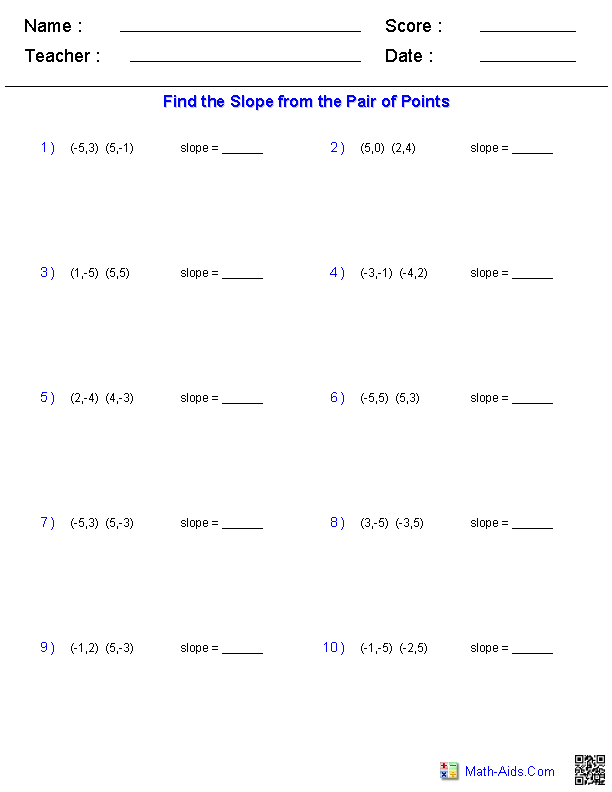 linear equations problems worksheet