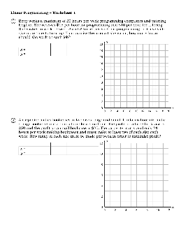 Linear Programming Worksheets – TheWorksheets.CoM – TheWorksheets.com ...