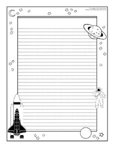 Lined Writing Paper Lesson Plans &  Worksheets Reviewed by Teachers