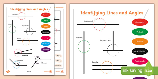 lines and angles worksheet