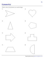 lines of symmetry worksheet 2nd grade