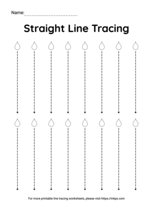 Printable Line Tracing Worksheets in PDF, PNG, and JPG Formats · InkPx