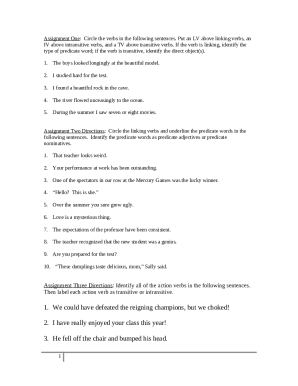 Verb Worksheets: Action Verbs, Linking Verbs, Verb Tenses Doc ...