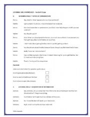 listening skills worksheet for adults