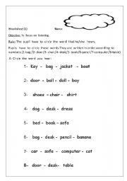 listening skills worksheet for adults