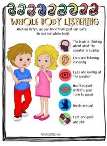 listening skills worksheet for adults