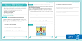 Reading Comprehension Skills: Literal Comprehension Worksheet ...