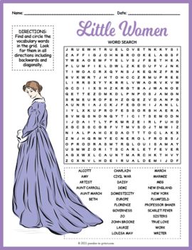little women worksheet