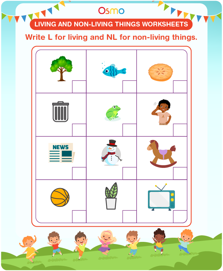 living vs nonliving things worksheet