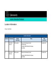 21.3 Location Information Worksheet.pdf - Cybersecurity Location ...