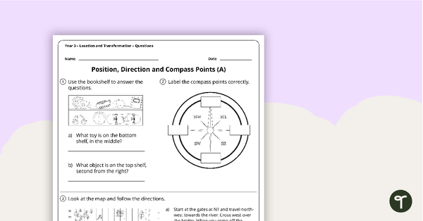 Location and Transformation Worksheets - Year 3 | Teach Starter