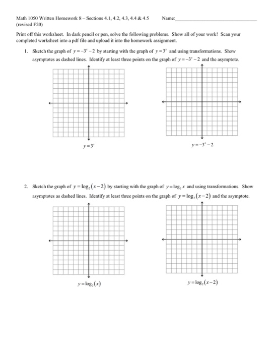 logarithmic equations worksheet 1050