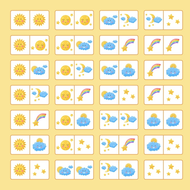 Premium Vector | Educational logic game for kids. Board game ...