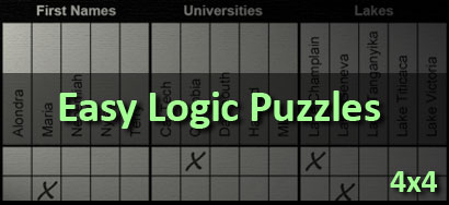 Printable Logic Puzzles