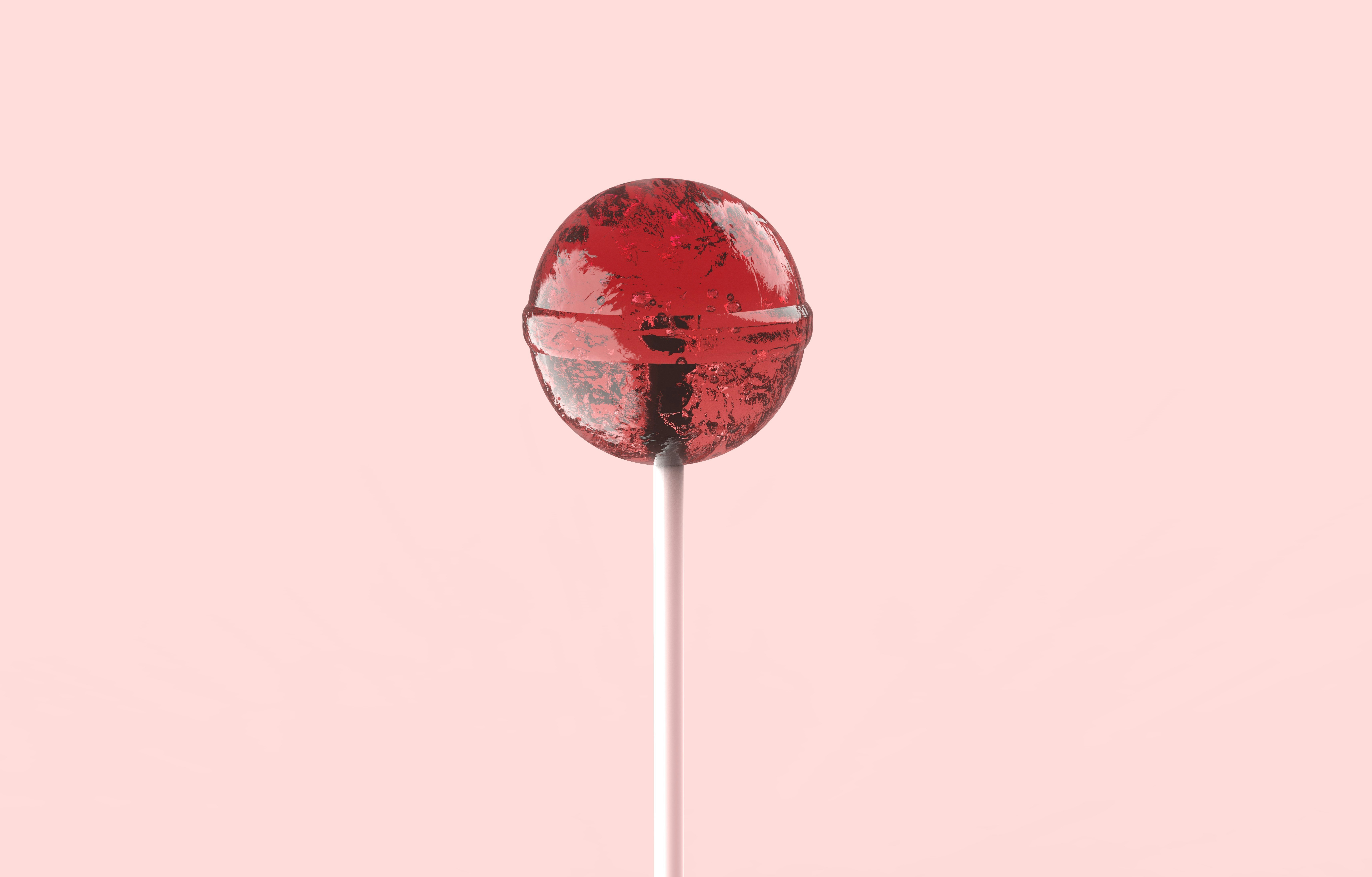 MOM Natural Fruit Flavor Rainbow Lollipop Candy-NO, 46% OFF