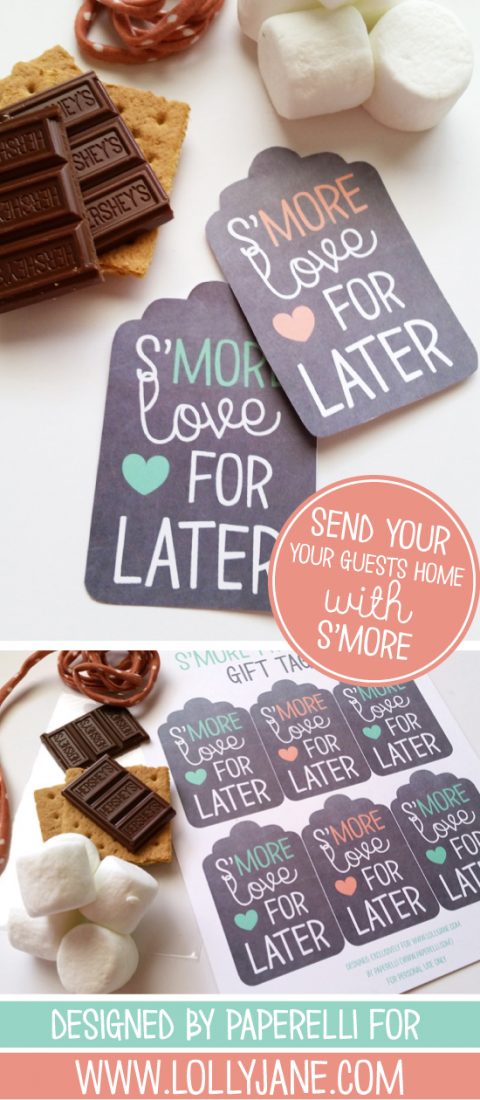 Smore Printable Gift Tags