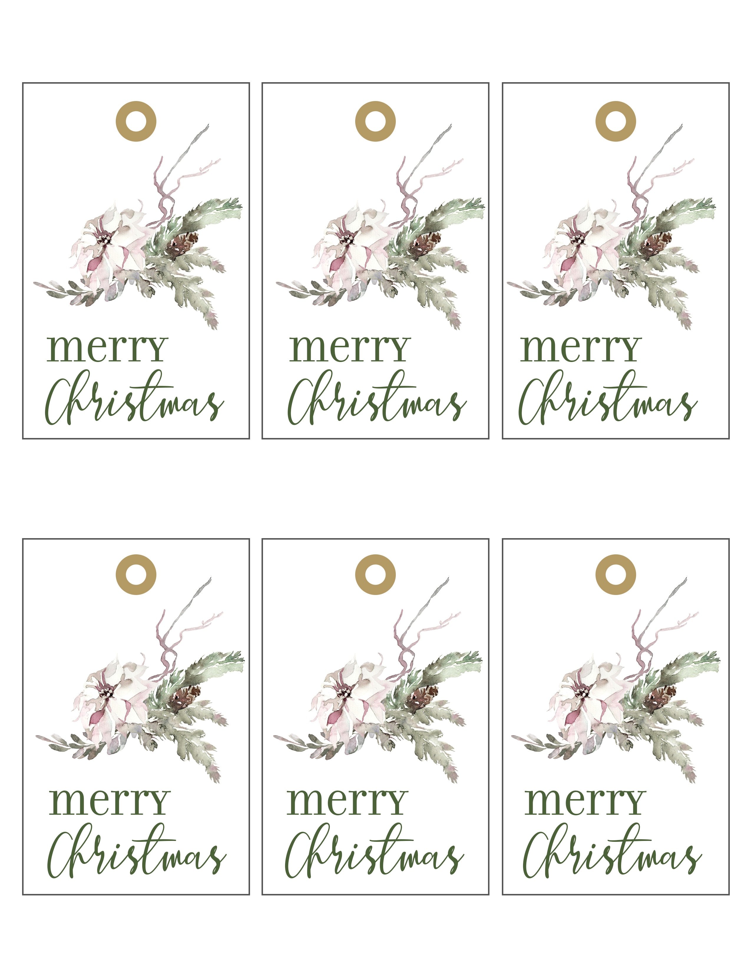 Free Printable Christmas Gift Tags From Santa Claus