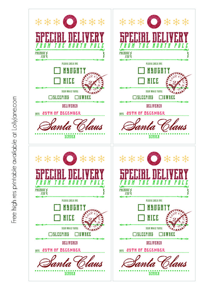 Smore Printable Gift Tags