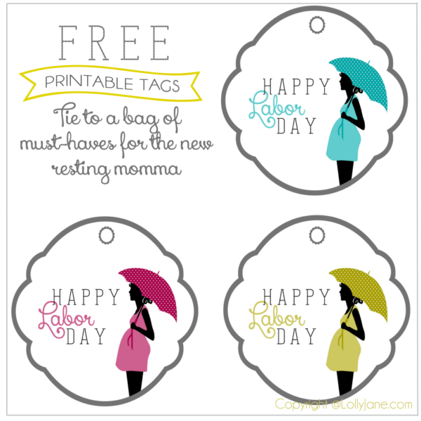 DIY Sweet and Simple Watercolor Gift Tags - Lolly Jane