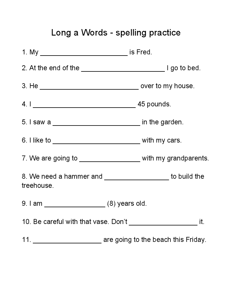 How to Use Long Vowel Worksheets in Your Class - 4 Kinder Teachers
