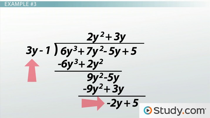 Dividing Polynomials with Long and Synthetic Division: Practice Problems  Video